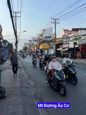 Mặt tiền Kinh Doanh Riêng Đường Âu Cơ Quận Tân Phú có lề 3m — ảnh 1
