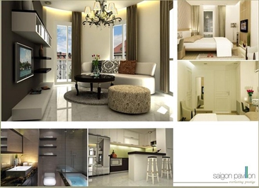 Cho thuê căn hộ Saigon Pavillon, Q3, Penthouse 220m2, 4PN, 55 tr — ảnh 1