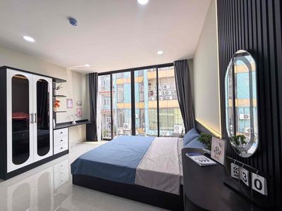 Thuê căn hộ studio ban công gần Hutech, UEF, Ngã tư hàng xanh, HCA — ảnh 1