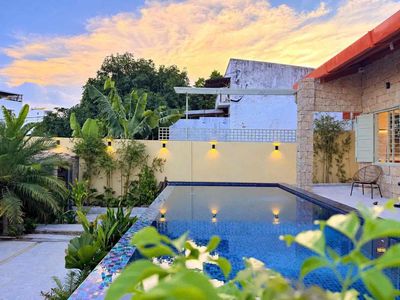 Cho thuê villa có hồ bơi sân vườn phía bắc nt giá 43 triệu/tháng — ảnh 1