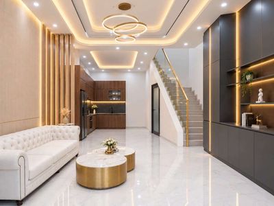 Cho thuê nhà phố mới keng 3pn full nội thất tt nhà bè — ảnh 1