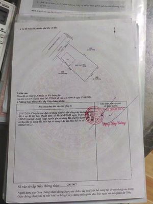 Bán đất mặt tiền Bùi Ngọc Thu, Tương Bình Hiệp, TP.HCM - 10 tỷ — ảnh 1