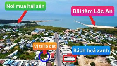 Đất ven biển Lộc An, cách Chợ 100m, mặt tiền đường, DT 200m2 (10x20) — ảnh 1